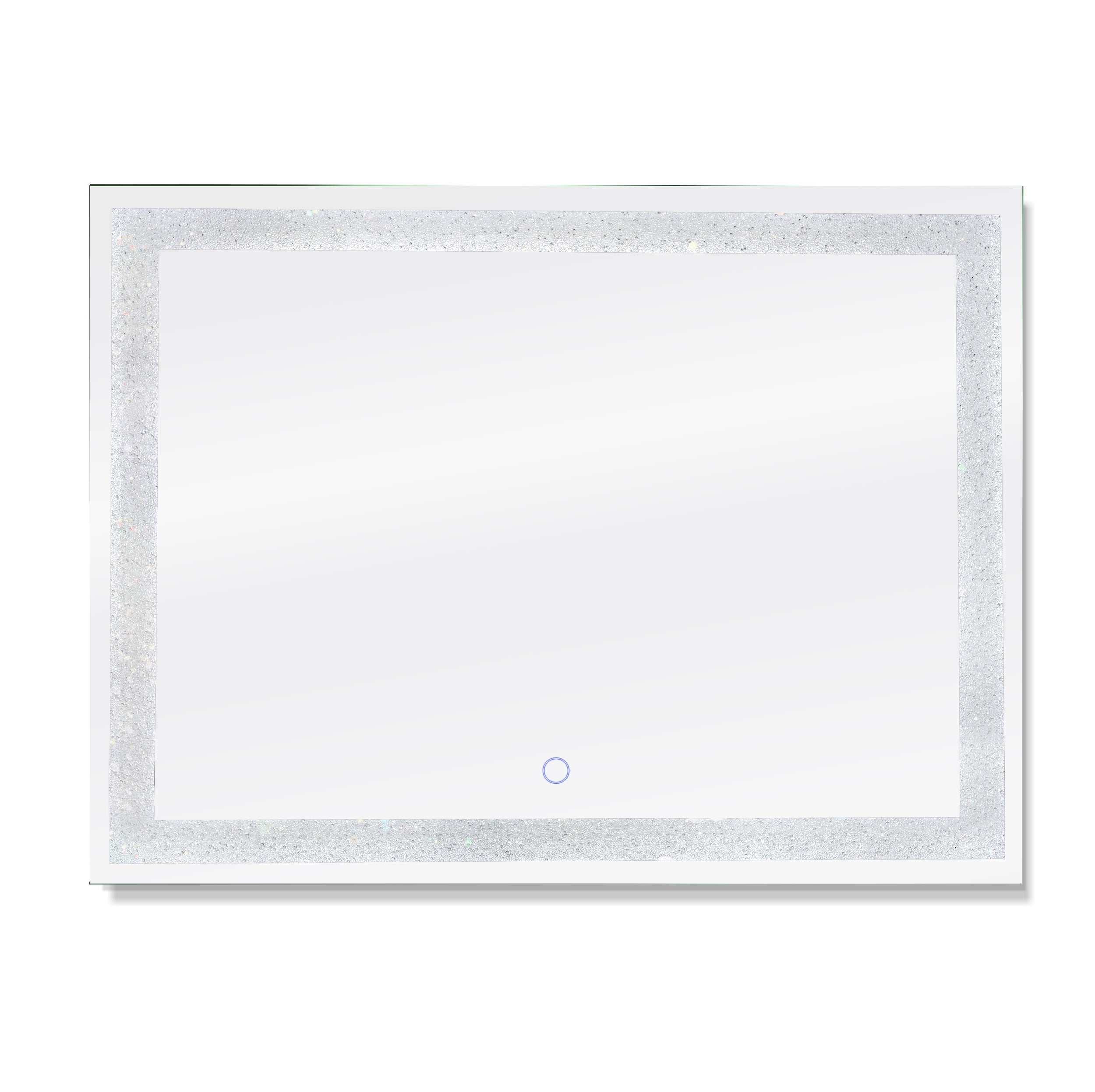 Luxury Crystal 48"x36" Frameless LED Bathroom Vanity Mirror