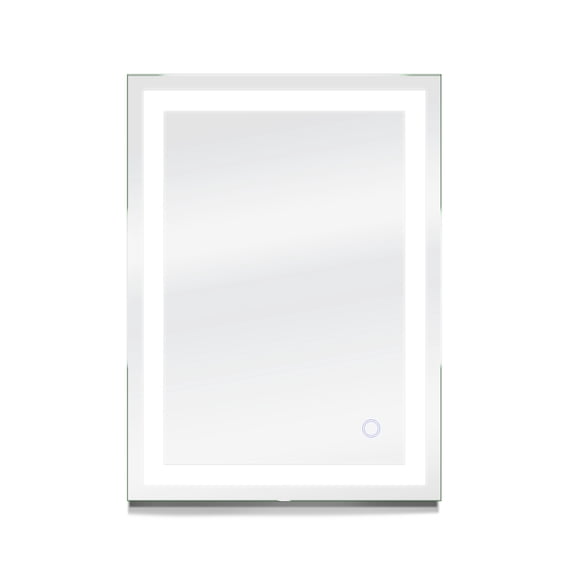 Dyconn Faucet Edison Tri-Color Horizontal/Vertical Wall Mounted Backlit LED Bathroom Vanity Mirror with Touch ON/OFF Dimmer & Anti-Fog Function (24"W X 34"H)