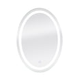 thumbnail image 1 of Dyconn Faucet Edison Tri-Color Oval Round Wall Mounted Backlit LED Bathroom Vanity Mirror with Touch ON/OFF Dimmer & Anti-Fog Function (30"W X 42"H), 1 of 5