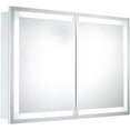 thumbnail image 1 of Dyconn Faucet Edison Tri-color LED Bluetooth Dual Door Cabinet Mirror with Touch On/Off Dimmer and Fog Free 34W x 24H, 1 of 1