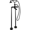 thumbnail image 1 of Dyconn Faucet  Freestanding Tub Filler Faucet with Hand Shower Bronze Bronze Finish, 1 of 5