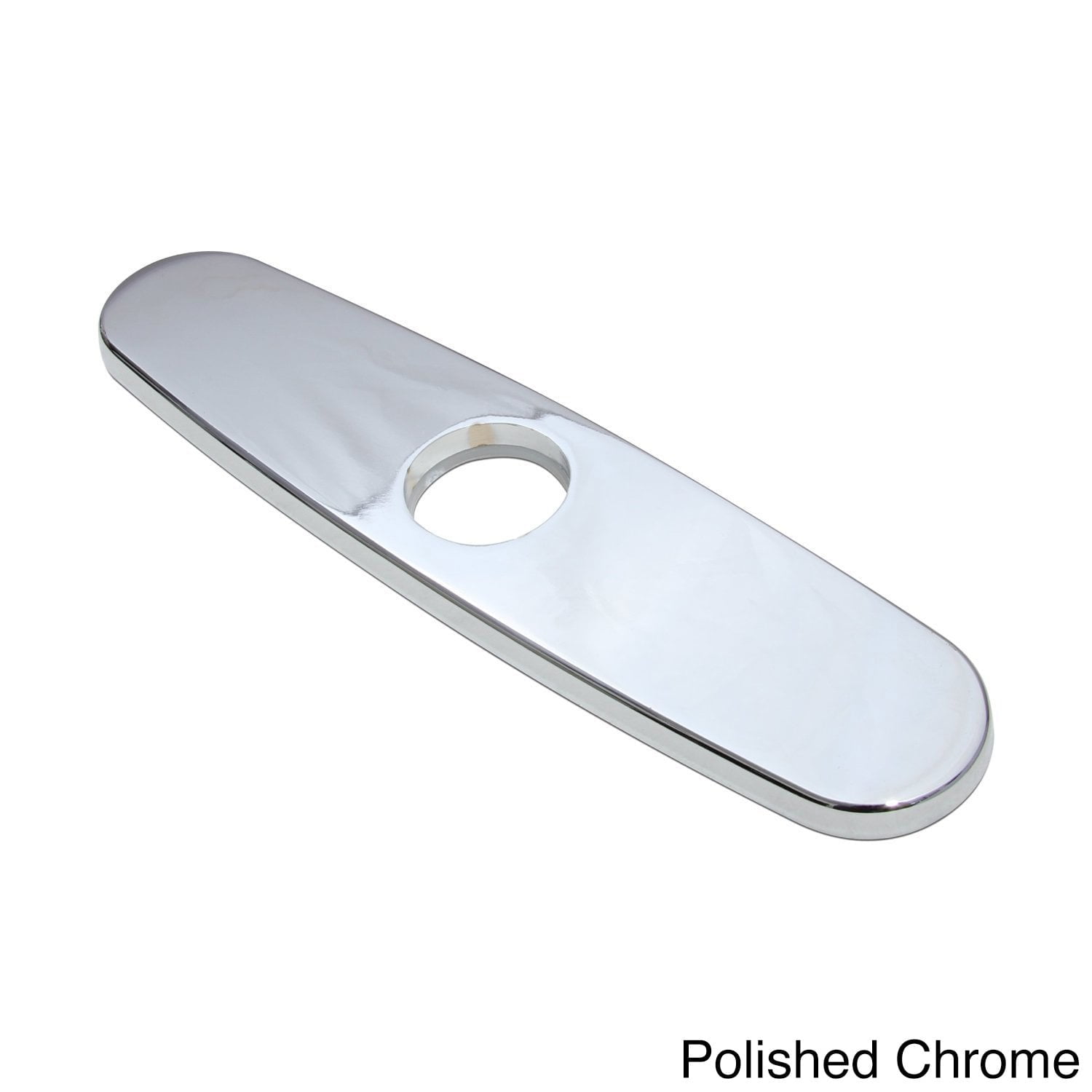 Chrome Zinc Alloy Single Hole Kitchen Faucet Deck Plate