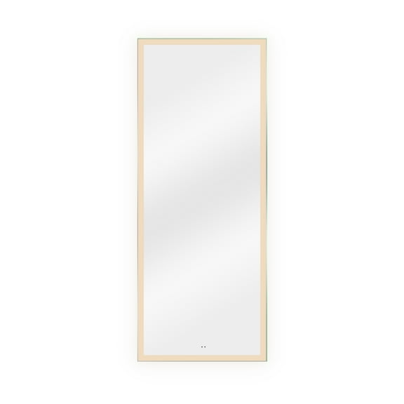 Dyconn Faucet Maxwell Vertical Wall Mounted Backlit LED Bathroom Dressing Mirror with Motion Sensor Technology (24" W X 60" H)