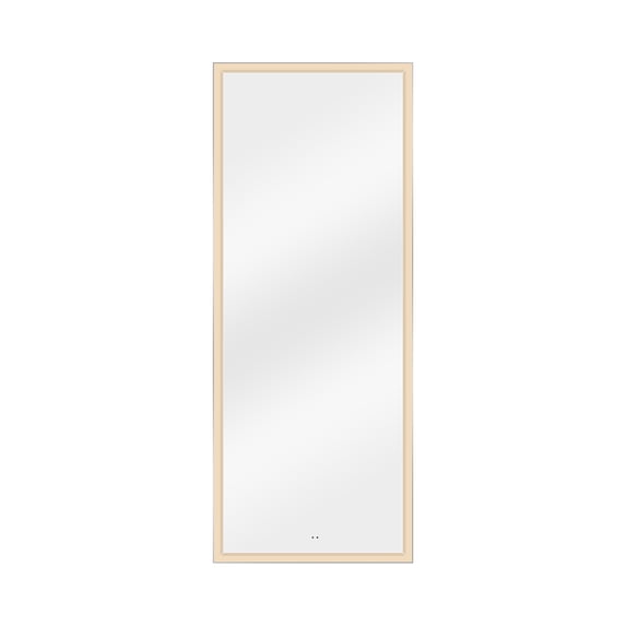 Dyconn Faucet Solar Vertical Wall Mounted Backlit LED Bathroom Dressing Mirror with Motion Sensor Technology (24" W X 60" H)