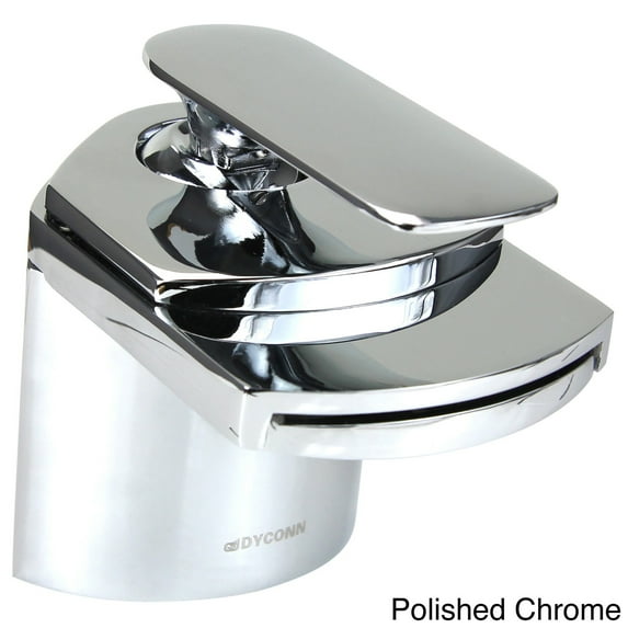Dyconn Faucet Waterfall Bathroom Sink Faucet Polished Chrome Chrome Finish