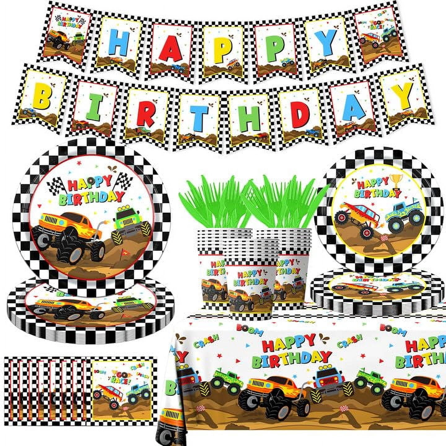 Dydamud Monster TruckEGSC Party Supplies,Monster Machine Happy Birthday — free download