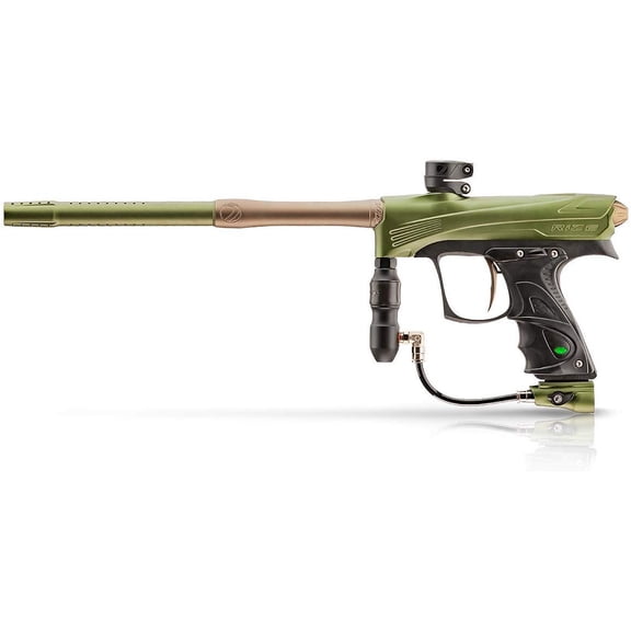 Dye Rize CZR Electronic Paintball Marker .68 Caliber Gun - Olive / Tan