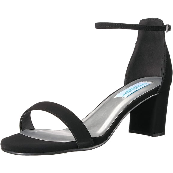 Dyeables Women's January Sandal, Black, Size 5.0