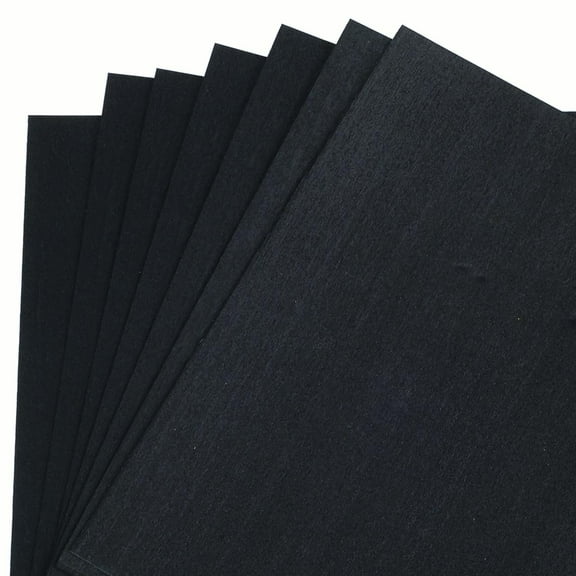 Dyed Black Veneer 8" X 8", 7-Piece