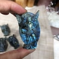 thumbnail image 1 of Dyed Natural Labradorite Carved Display Decorations Figurine Home Decoration Reiki Energy Stone for Healing Angel & Fairy 40~60mm, 1 of 1