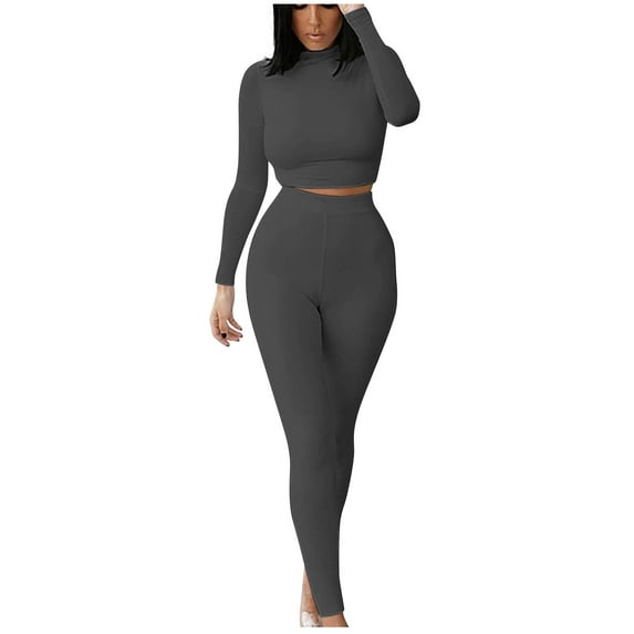 Dyegold 2 Piece Legging Sets For Women Teen Girls Black 2 Piece Outfit Women Trending Fashion Cotton Linen Fall Fashion 0 2025