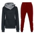 thumbnail image 1 of Dyegold 2 Piece Outfits For Women Long Sleeve Hoodies Pullover Tops And Long Pants Tracksuit Set Fall Sweatshirt Lounge Set, 1 of 3