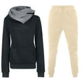 thumbnail image 1 of Dyegold 2 Piece Outfits For Women Long Sleeve Hoodies Pullover Tops And Long Pants Tracksuit Set Fall Sweatshirt Lounge Set, 1 of 3