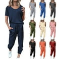 thumbnail image 2 of Glamaker Womens Workout Vocation Lounge Outfits Two Piece Oversized Fleece Set 2 of 13