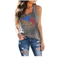 thumbnail image 1 of Dyegold 4th Of July Tank Tops For Women Summer Sleeveless American Flag Shirt Loose Casual Patriotic Graphic Tee Tops Tshirt, 1 of 4