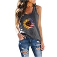 thumbnail image 1 of Dyegold 4th Of July Tank Tops For Women Summer Sleeveless American Flag Shirt Loose Casual Patriotic Graphic Tee Tops Tshirt, 1 of 4