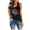 thumbnail image 1 of Dyegold 4th Of July Tank Tops For Women Summer Sleeveless American Flag Shirt Loose Casual Patriotic Graphic Tee Tops Tshirt, 1 of 4