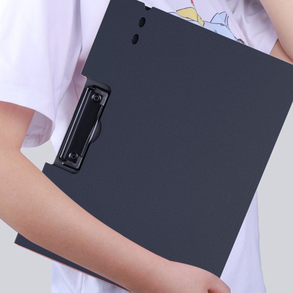 Dyegold A4 Multi Functional Clipboard with Storage Folder Document Organizer Test Paper Holder Clip Board Writing Pad for School Office Exam Home