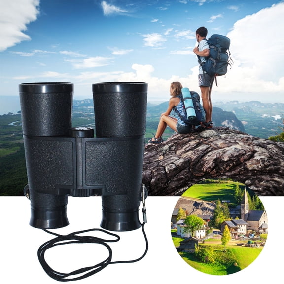 Dyegold Binoculars Toy 4x Magnification with Neck Strap for Outdoor Exploration Hunting Hiking Sports Educational Gift