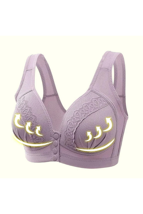 Dyegold Bras For Older Women Prime Seamless Stretch Full Coverage Underwear Wireless Casual Plus Size Bralettes Comfort Push Up Solid Bras Wirefree Bralette Ladies Everyday Wear