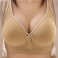 thumbnail image 1 of Dyegold Bras For Women Wireless Holiday Full Coverage Solid Bras Plus Size Seamless Casual Ladies Bralette Wirefree Wireless Stretch Bralettes Comfort Everyday Wear Sports Bra Lift Bra, 1 of 7