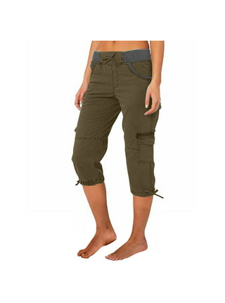 Cargo Capri Pants for Women in Womens Pants 