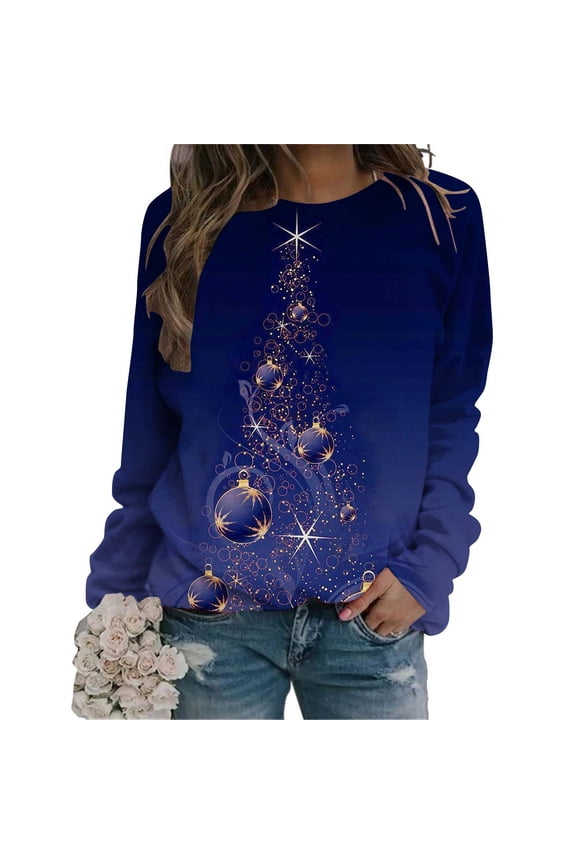 Dyegold Christmas Hoodie Ladies Cute Reindeer Snowmen Shirts Oversized Sweaters Sweaters For Women Fleece Fall Fashion 2025 Christmas Women Hoodies