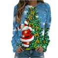 thumbnail image 1 of Dyegold Christmas Sweaters For Women My Orders Casual Xmas Santa Novelty Sweater Graphic Ladies Teen Girls Pullover Cute Merry Christmas Crewneck Sweatshirt Holiday Funny Hoodie Plus Size Blouse, 1 of 4