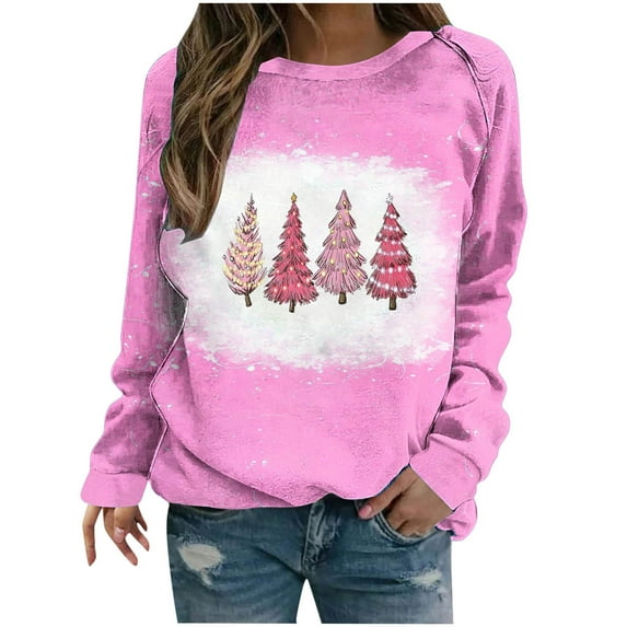 Dyegold Christmas Sweatshirt Women Gnomes Holiday Casual Xmas Sweatshirt Clearance Prime Funny Graphic Clothes Cute Fall Ladies Shirts Ugly Long Sleeve Hoodies Plus Size Teen Girls Pullover Tops