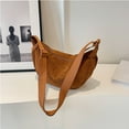 thumbnail image 1 of Dyegold Corduroy Large Crossbody Shoulder Bag Slouchy Half Moon Hobo Purse with Adjustable Strap Versatile Tote Handbag for Women Travel Work, 1 of 3
