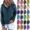 thumbnail image 1 of pimelu Crewneck Sweatshirt Teen Girls Women'S Fashion Hoodies & Sweatshirts Womens Sweatshirts Fall Outfits Oversized ​Womens Casual Sweatshirt 2025, 1 of 5
