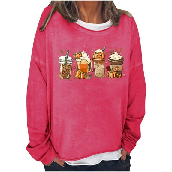 Dyegold Crewneck Sweatshirts Ladies Lightweight Hoodies Sweaters Womens Casual Tops Cotton Linen Fall Fashion 2023 Christmas Fall 2023 Womens Fashion Labor Day