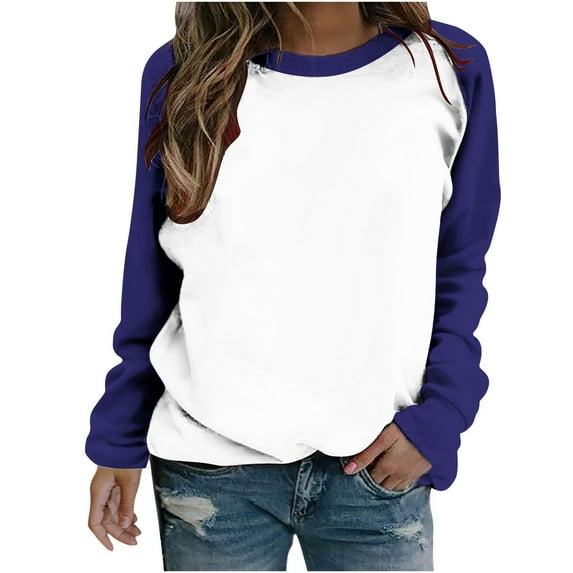 Dyegold Crewneck Sweatshirts For Women Teen Girls Crewneck Plain Tops Crewneck Sweatshirt Womens Fall Fashion 2025 Fall Outfits Oversized Women Pullover Sweatshirt Fall