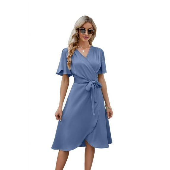 Cropped Pants For Women Casual Summer Elastic Drawstring Waist Loose Cotton Linen Capris Pants Pocked Wide Leg