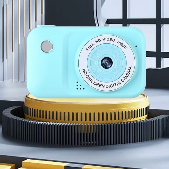 Dyegold Digital Camera 26 Megapixel CCD Compact 2.4in Screen 1080P Video USB Mini Portable Rechargeable 600mAh Pink Blue