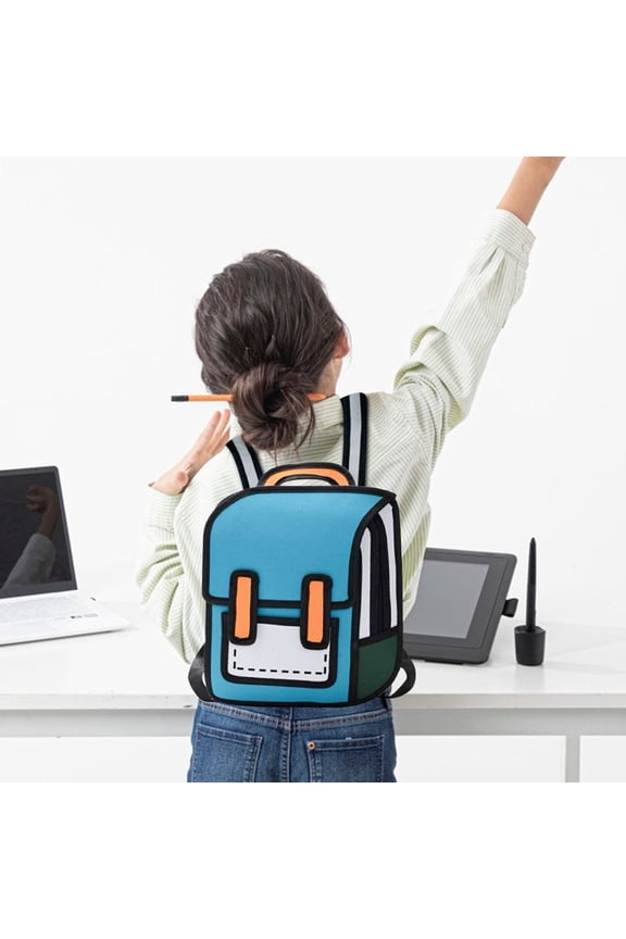 Elementary School Backpack Large Capacity Canvas Bookbag Ergonomic Padded Shoulder Straps Durable Daypack for Primary Back to School