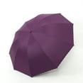 thumbnail image 1 of Dyegold Extra Large Umbrella 110cm Double Layer UV Protection Rain and Sun Folding Umbrella with Reinforced 10 Ribs Windproof for Daily Commute Travel, 1 of 6
