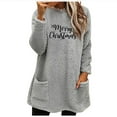 thumbnail image 1 of Dyegold Fleece Pullover Women Holiday Savings Cute Crewneck Hoodie Winter Warm Casual Fleece Merry Christmas Loungewear Ladies Graphic Fuzzy Sweater Fluffy Sweatshirt Tops Teen Girls Pullovers, 1 of 4