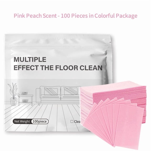 Dyegold Floor Cleaning Sheets 100 Count Concentrated Multi Surface Mopping Tablets Dissolvable Deodorizing Cleaner for Hardwood Laminate Tile Vinyl Home Kitchen