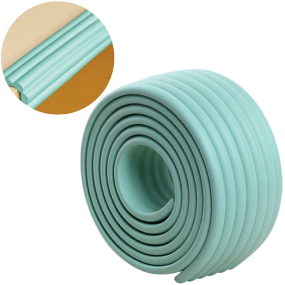 Dyegold Furniture Corner Protector Edge Guard Safety Bumper 2 Meter Length Transparent Plastic Self-Adhesive Tape Easy Install Durable Protection