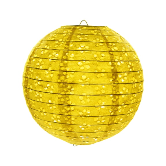 Dyegold Hollow Paper Lantern with Intricate Cutout Design Traditional Folk Craft for Wedding Party Cultural Event Home Decoration