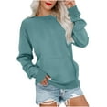 thumbnail image 1 of Dyegold Hoodie Sweatshirts For Women Teen Girls Lightweight Tops Plus Size Hoodies For Women Oversized Sweatshirt Cotton Linen Oversized ​Halloween ​Crewneck Sweatshirts Women ​Up to 65% Off, 1 of 4