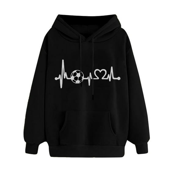 Dyegold Hoodies For Women Teen Girls Cute Funny Graphic Sweatshirts Casual Loose Long Sleeve Hooed Pullover Tops With Pocket