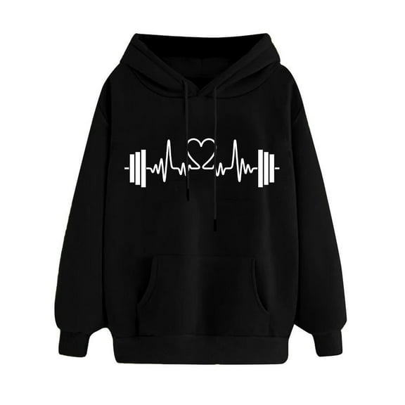 Dyegold Hoodies For Women Teen Girls Cute Funny Graphic Sweatshirts Casual Loose Long Sleeve Hooed Pullover Tops With Pocket
