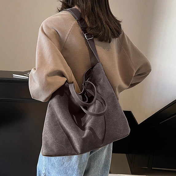 Dyegold Large Capacity Canvas Tote Bag for Women with Zipper Closure Multi-Use Shoulder Crossbody Handbag for Work Travel Shopping Holds 14 Inch Laptop 17x13 Inch