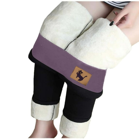 Dyegold Lined Leggings For Women Teen Girls Fleece Velevt Pants Fleece Lined Running Leggings Women Winter Leggings Fall Outfits Vacation Halloween Hiking Leggings Women Sale