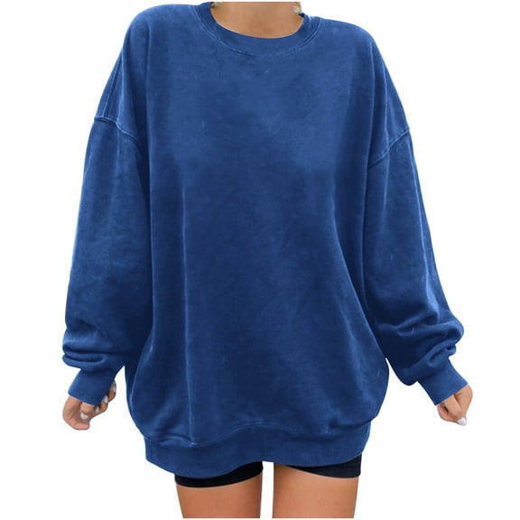 Dyegold Oversized Hoodie For Women My Orders Casual Trendy Pullover Long Sleeve Cute Y2K Crewneck Tops Solid Teen Girls Ladies Shirts Loose Winter Oversized Clothes Hoodie Plus Size Sweater