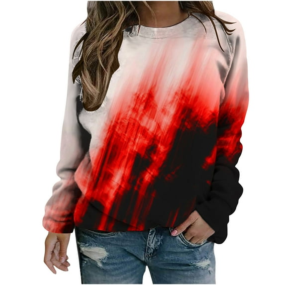 Dyegold Oversized Sweatshirt For Women Ladies Sweater For Women Womens Hall-oween Clothes Y2K Clothes Plus Size Christmas Hall-oween Crewneck My Orders