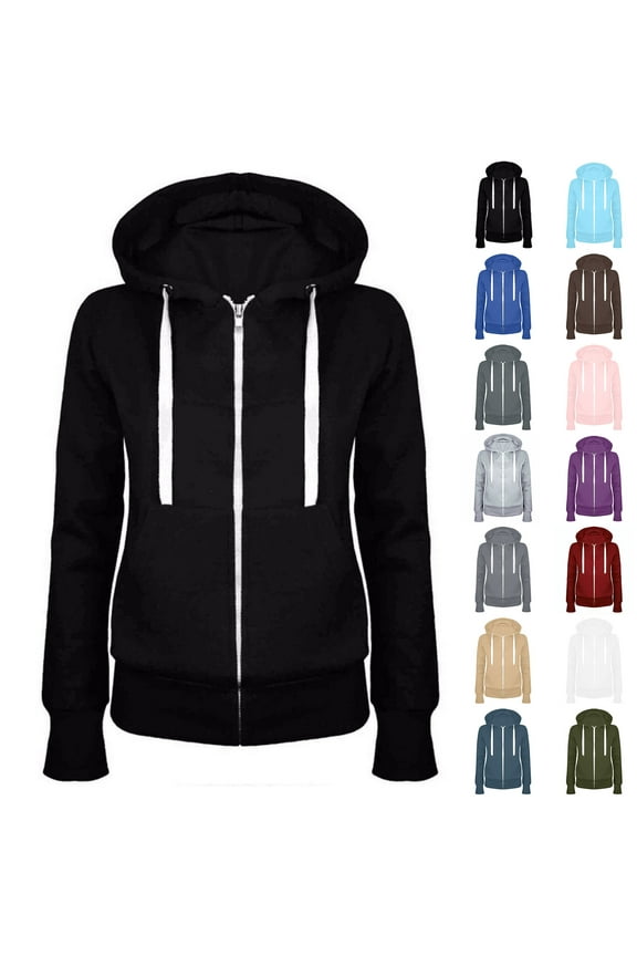 Dyegold Oversized Zip Up Hoodie for Women Fashion Loose Fit Drawstring Long Sleeve Fleece Hooded Sweatshirts Casual Plus Size Hoodies Tops Cardigan Clothes