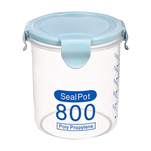 Dyegold Plastic Storage Container 1000ml Airtight Food Box with Sealed Lid Stackable for Kitchen Refrigerator Dry Goods Nuts